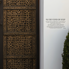 Dua When Entering The Mosque