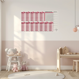 Multiplication Poster | Pink